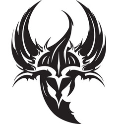 Phoenixs Fury Fantasy Axe Symbol Graphic