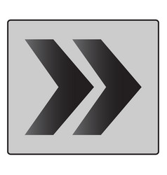 Chevron Roundabout Directional