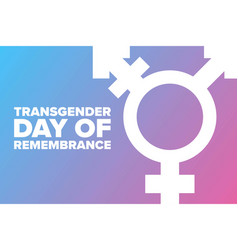 Transgender Day Remembrance November 20