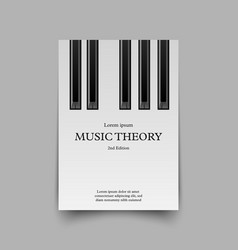 Music Theory Book Cover Mockup Template