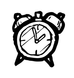 Alarm Clock On White Background