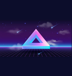 Futuristic 3d Background Geometric Shapes