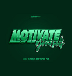 Motivate Yourself Editable Text Effect 3d Emboss