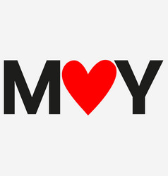 M Love Y T-shirt Graphics