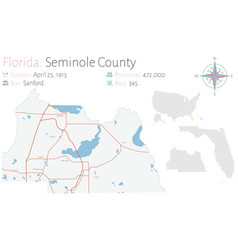 Map Seminole County In Florida