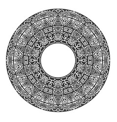 Round Floral Ornamentindian Mandala