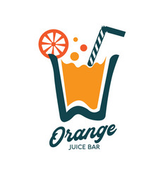 Orange Juice Drink Logo Design