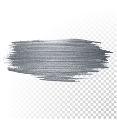 Silver Paint Brush Stain Or Smudge Stroke