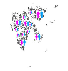 People Svalbard Island Map