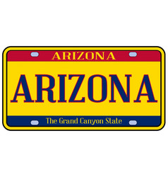 Arizona Spoof State License Plate