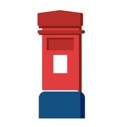 English Post Box Icon