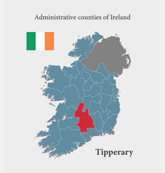 Map Ireland County Tipperary