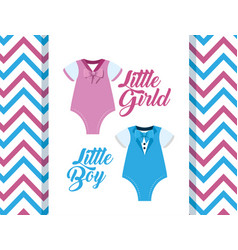 Poster Little Girl And Boy Pijamas