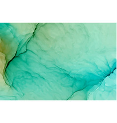 Turquoise And Green Alcohol Ink Texture