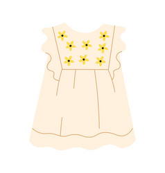 Kids White Dress Concept