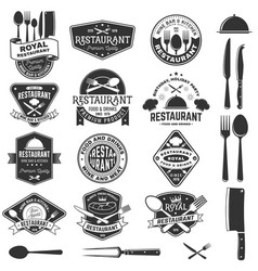 Set Of Restaurant Logo