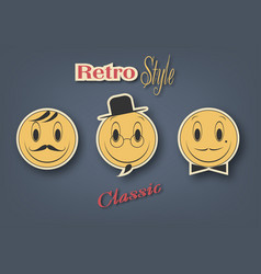 Smileyretro Faces Icons