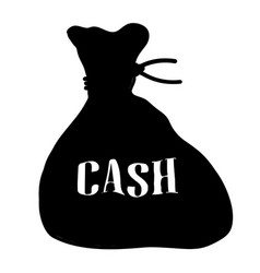 Bag Of Cash Isolated