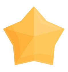 Customer Gold Star Icon Cartoon