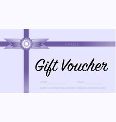 Gift Coupon Discount Voucher Makeup