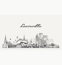 Louisville Skyline Kentucky Usa