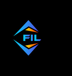 Fil Abstract Technology Logo Design On White