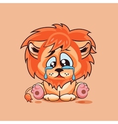 Sad Lion Cub Crying