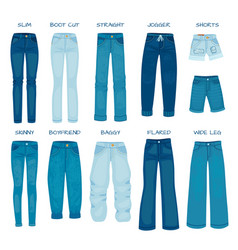 Women Jeans Fits Denim Female Pants Models Skinny