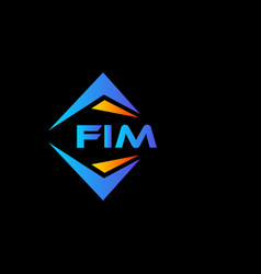 Fim Abstract Technology Logo Design On White