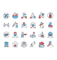 Coronavirus Prevention Icons