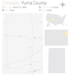 Map Yuma County In Colorado