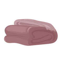 Isolated Colored Blanket Sketch Icon