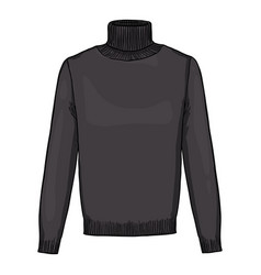 Turtleneck Sweater Men Casual Clothing Cartoon