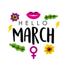 Hello March Month