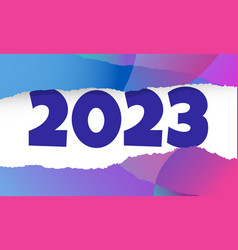 New Year 2023 Design Element Or Greeting Card