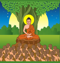 Makha Bucha Day Is An Important Buddhist Day The