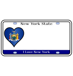 New York State License Plate