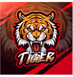 Tigers Esport Mascot Logo Design