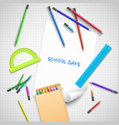 Back To School Light Background