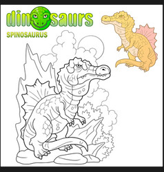 Dinosaur Spinosaurus Coloring Book