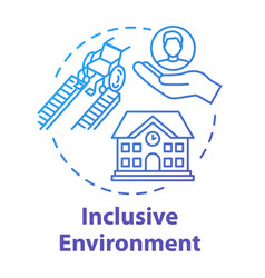 Inclusive Environment Concept Icon Rehabilitation