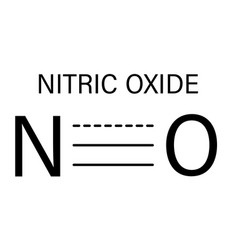 Nitric Oxide Molecule Skeletal Formula