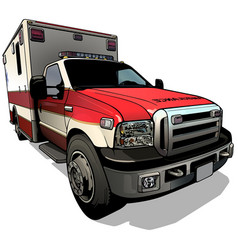 Us Ambulance From Front View