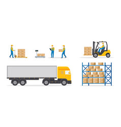 Warehouse Of Wholesale Logistic Fulfilment Order