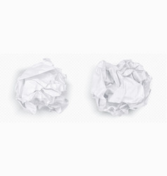 Crumple Paper Ball White 3d Crinkle Trash