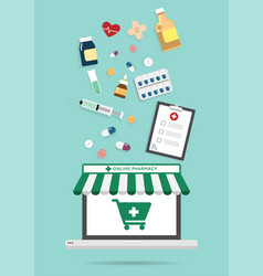 Online Pharmacy Concept