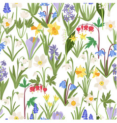 Seamless Pattern With Flowers