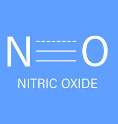 Nitric Oxide Molecule Skeletal Formula