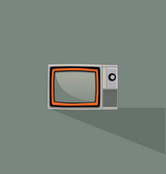 Old Tv Age Single Icon In Flat Style