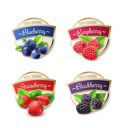 Berry Labels Set